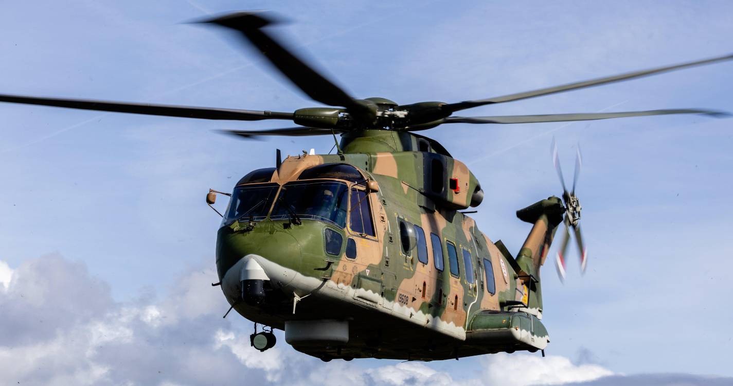 Doente transportado do Porto Santo para a Madeira por helicóptero da Força Aérea