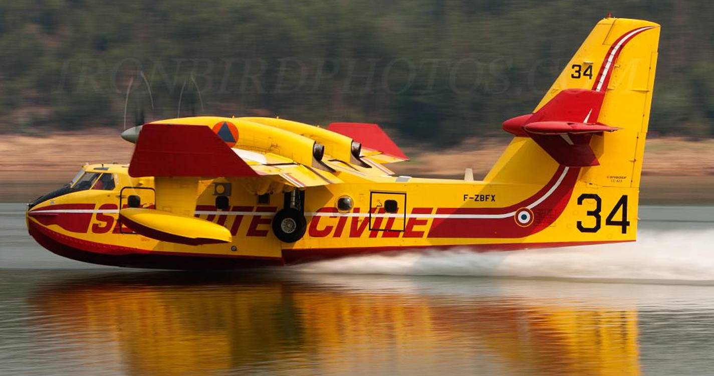 Incêndios: Empresa já substituiu um dos aviões Canadair avariados