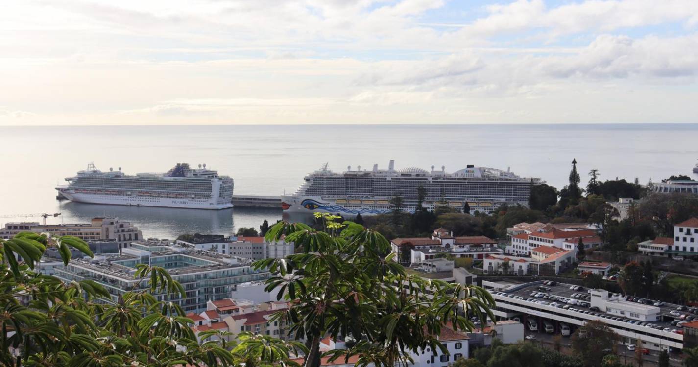 Dois navios movimentam mais de 11 mil pessoas no Porto do Funchal