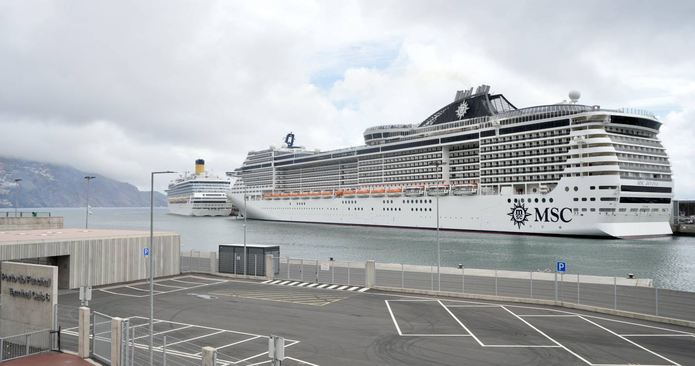 Oito mil pessoas visitam a Madeira em navios italianos este domingo