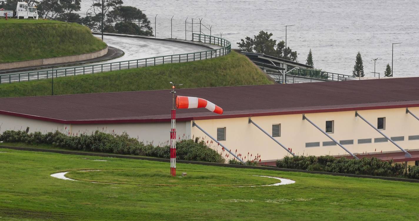 Vento soprou a 147km/h no aeroporto