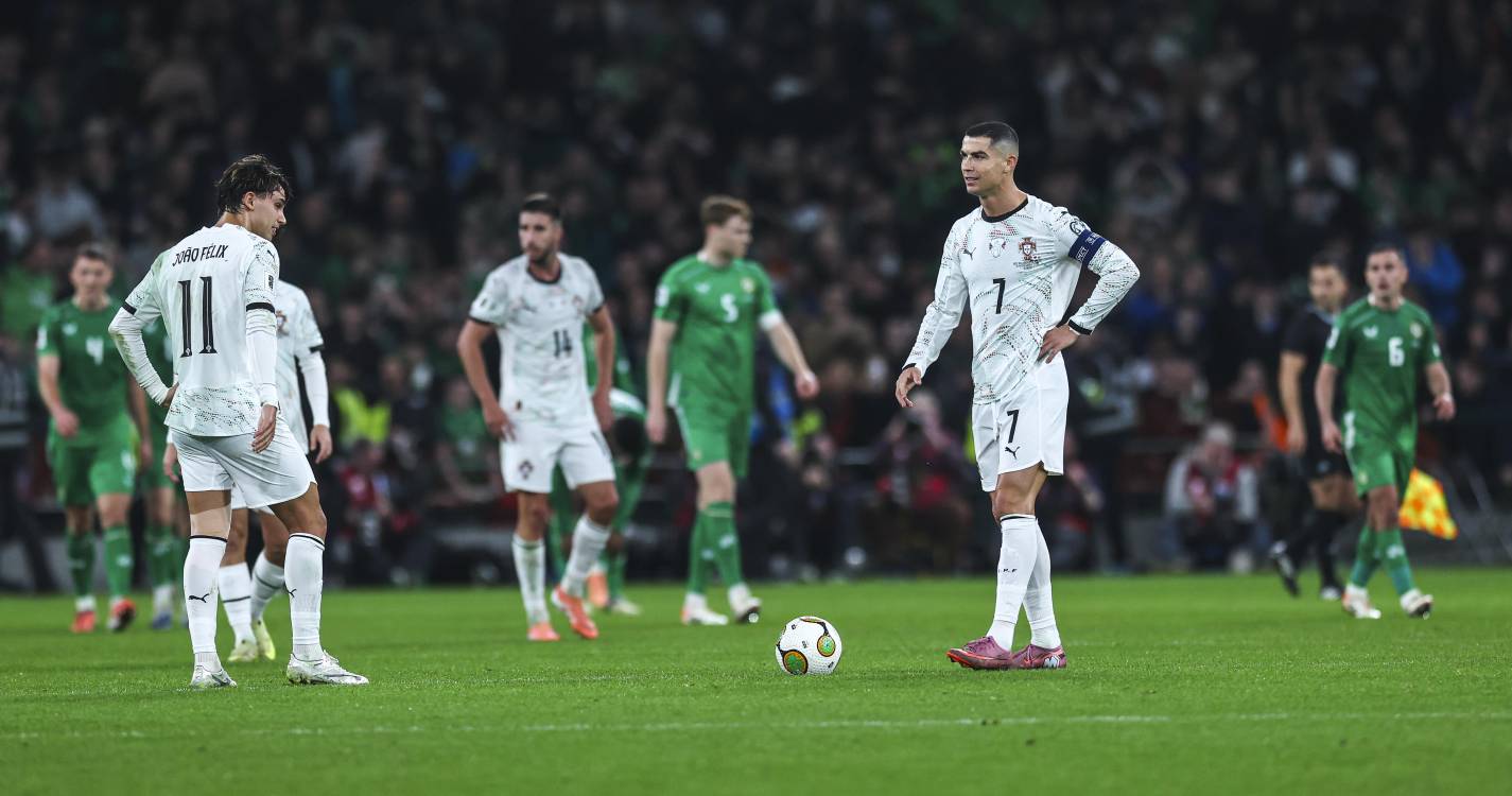 Mundial 2026: Portugal perde, adia apuramento e fica sem Cristiano Ronaldo para domingo