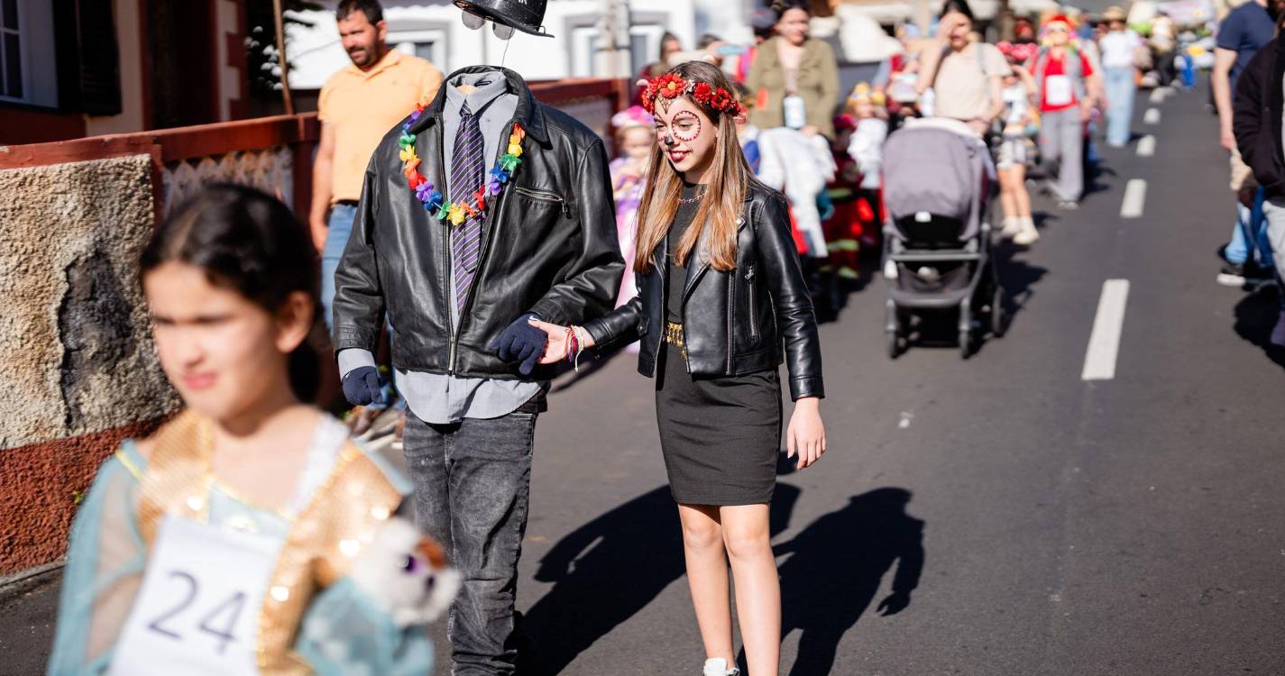 Mascarados do Arco da Calheta mostram como se brinca ao Carnaval