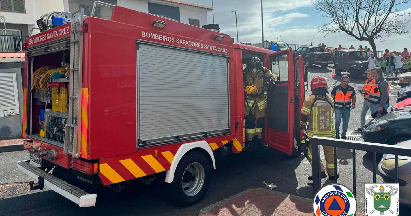 Bombeiros de Santa Cruz realizaram simulacro na Academia da Fantasia
