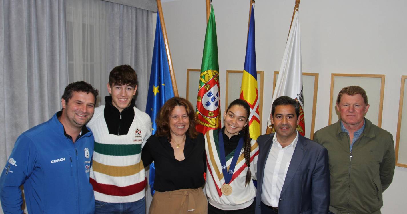 Jéssica Rodrigues homenageada na Calheta