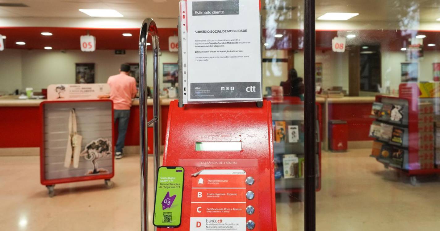 Serviços dos CTT aguardam por instruções para retomar reembolsos