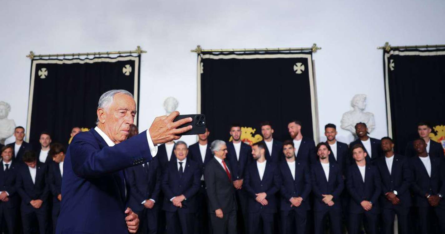 Euro2024: Marcelo deseja boa sorte a Portugal e confirma presença no terceiro jogo