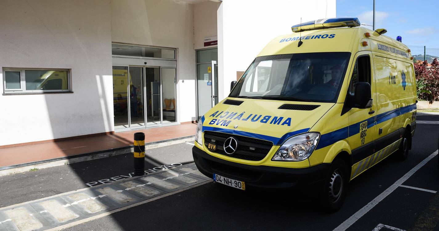 Homem ferido após cair a caminho do trabalho no Funchal