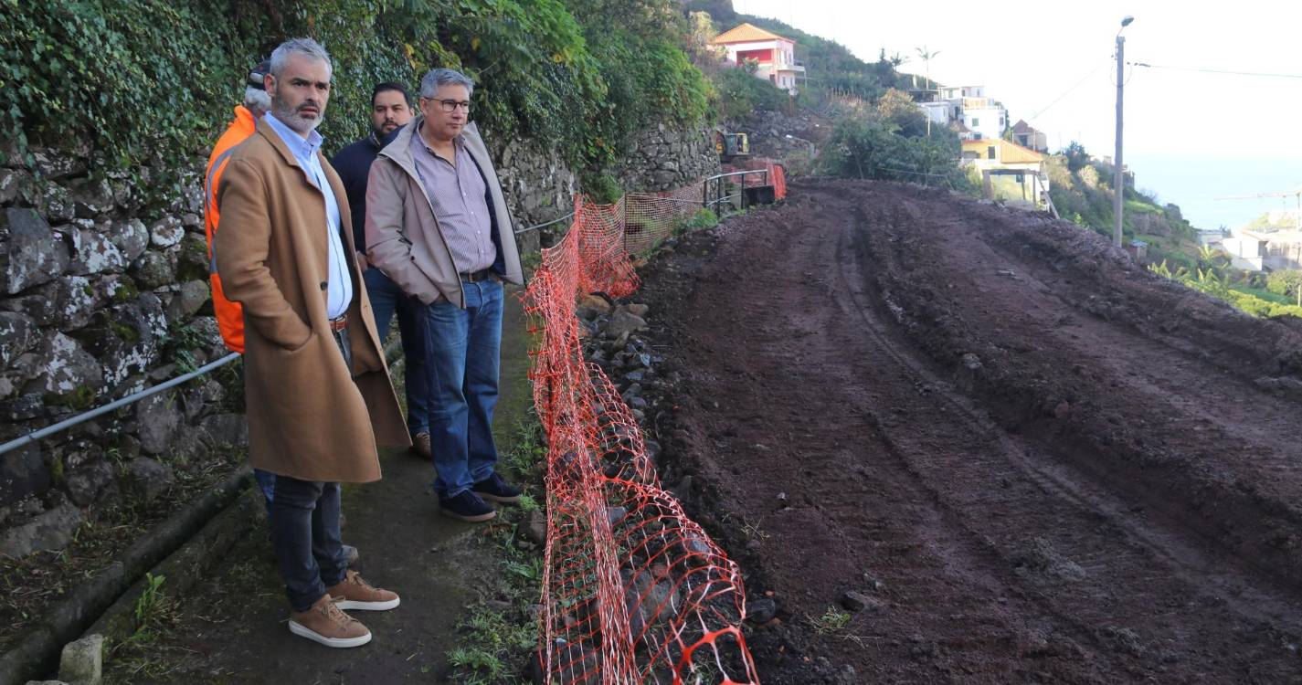 Construção da Estrada do Tranqual prossegue a “bom ritmo”