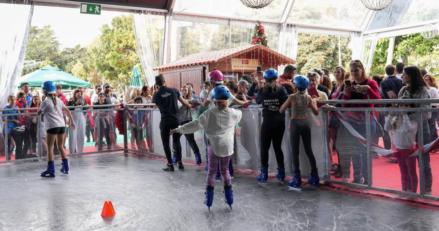 Pista de gelo já abriu e oferece adrenalina a miúdos e graúdos