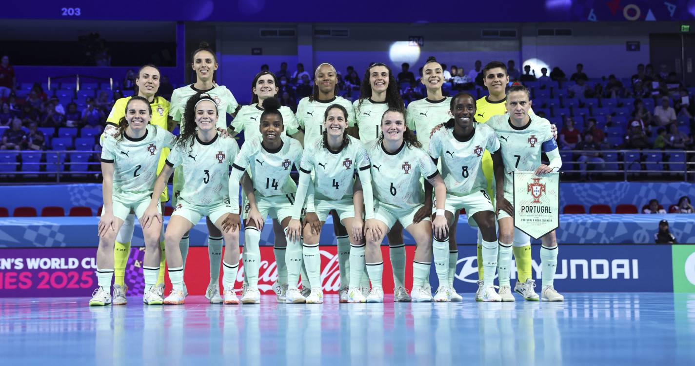 Futsal/Mundial feminino: Portugal ‘cilindra’ Nova Zelândia ao vencer por 10-0