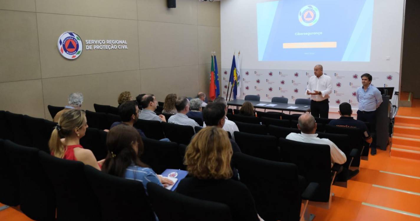 Proteção Civil sensibiliza funcionários para temática da cibersegurança