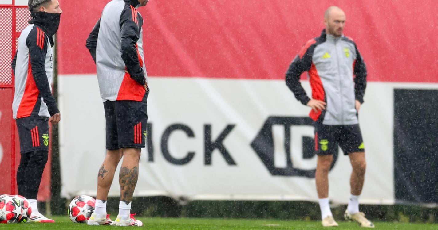 LC: Di Maria presente no treino do Benfica na véspera da receção ao FC Barcelona