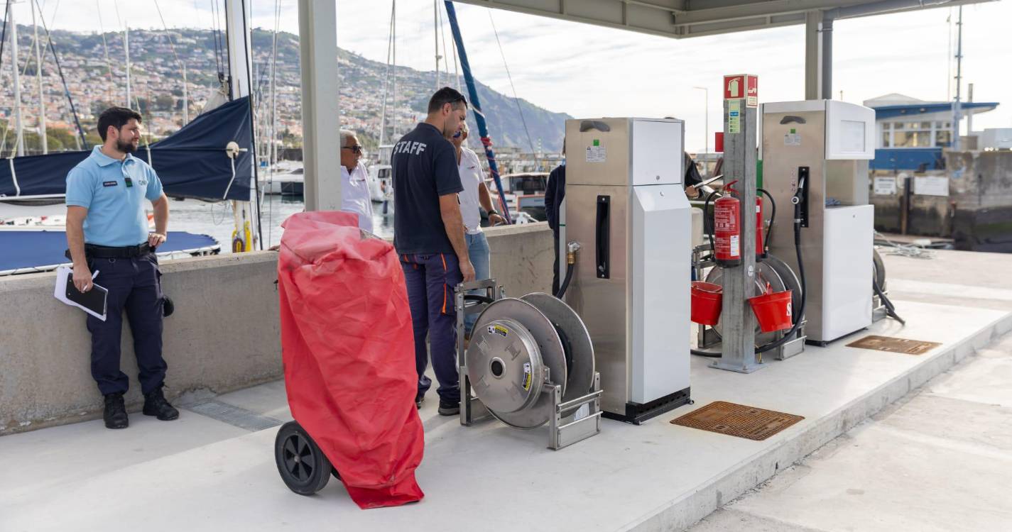 Novo posto de abastecimento na Marina do Funchal