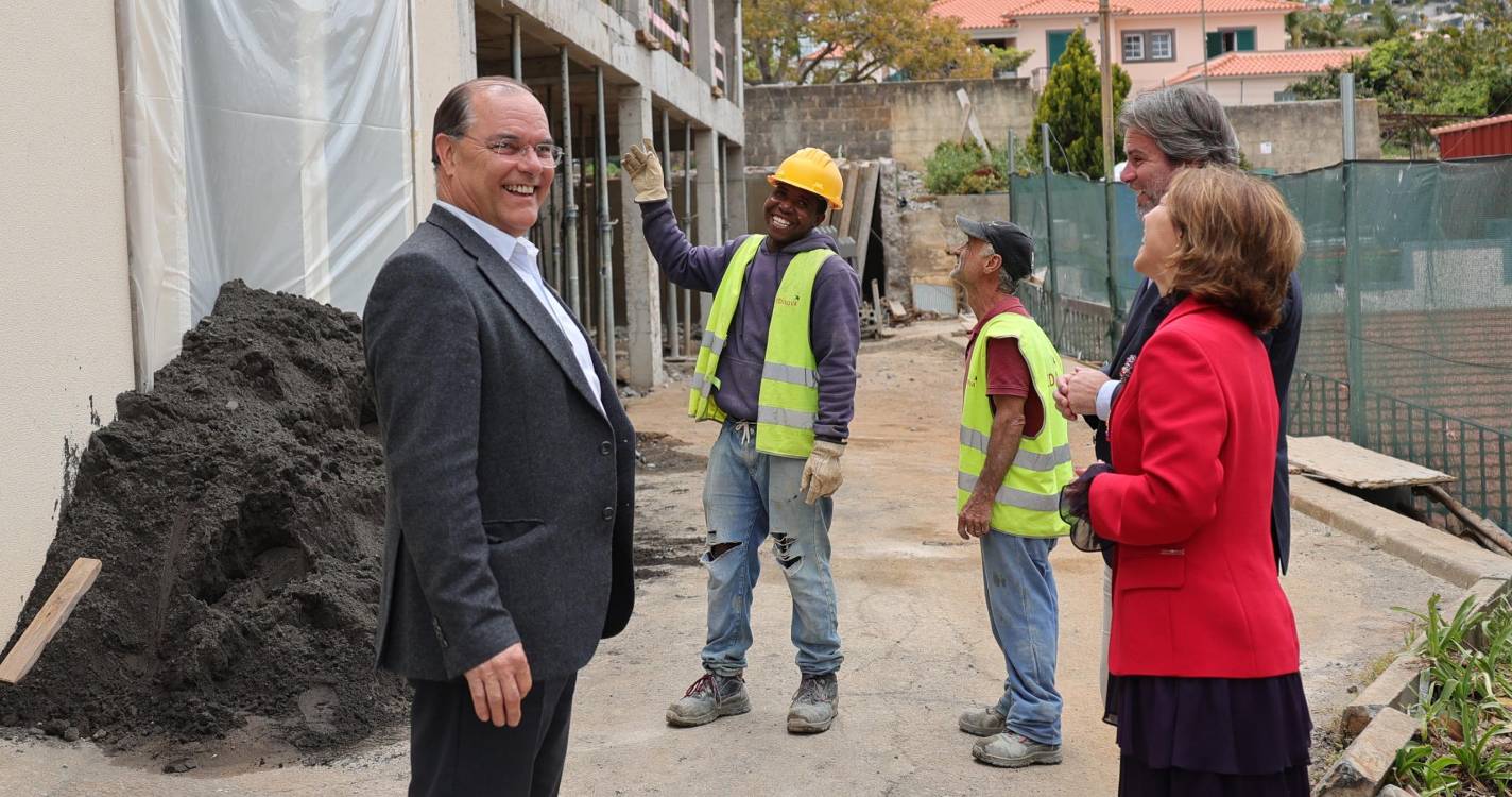 Obras do Lar do Centro Social e Paroquial de Santo António avançam a “bom ritmo”