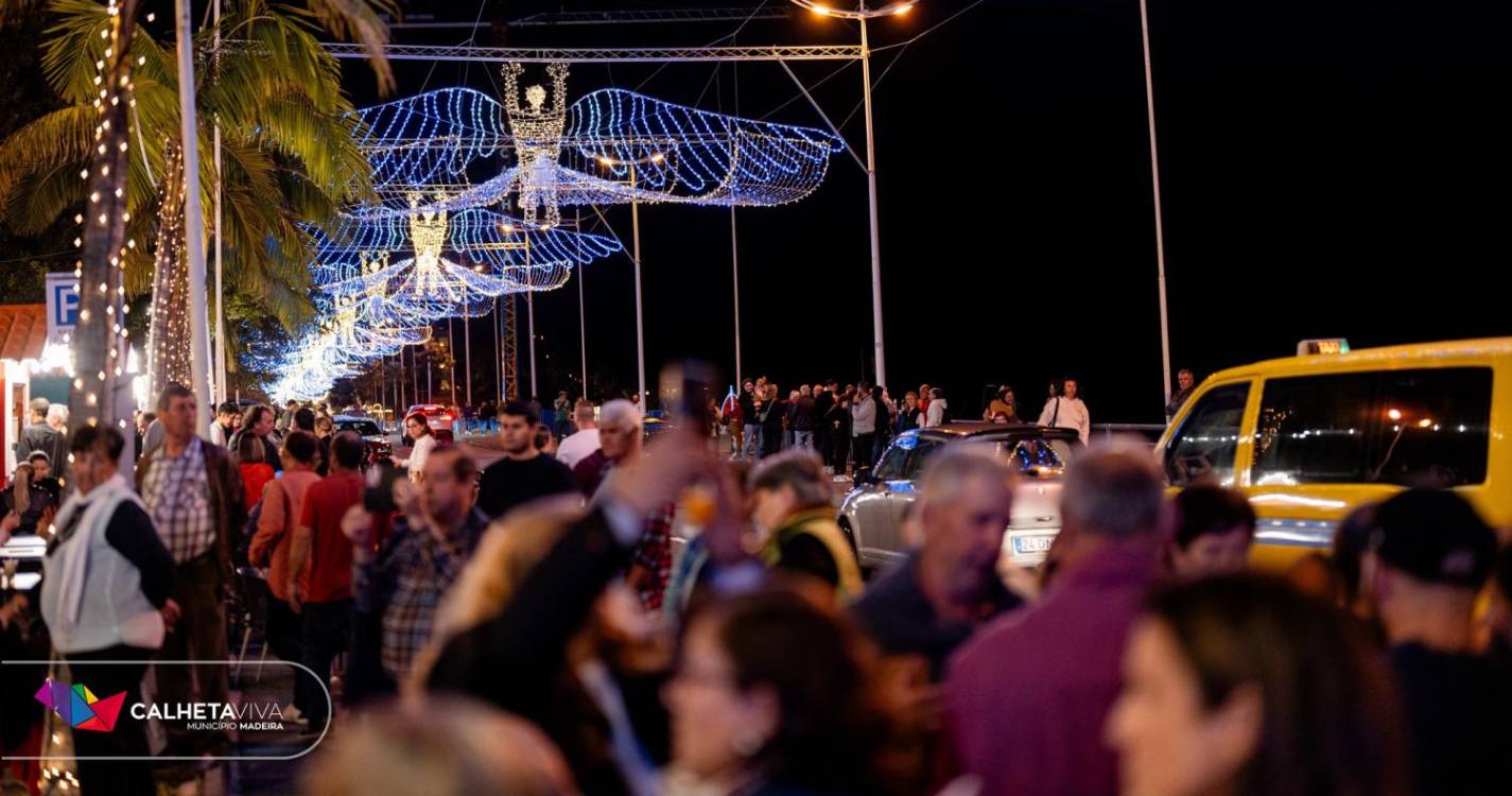 Luzes de Natal já brilham na Calheta (com fotos e vídeo)