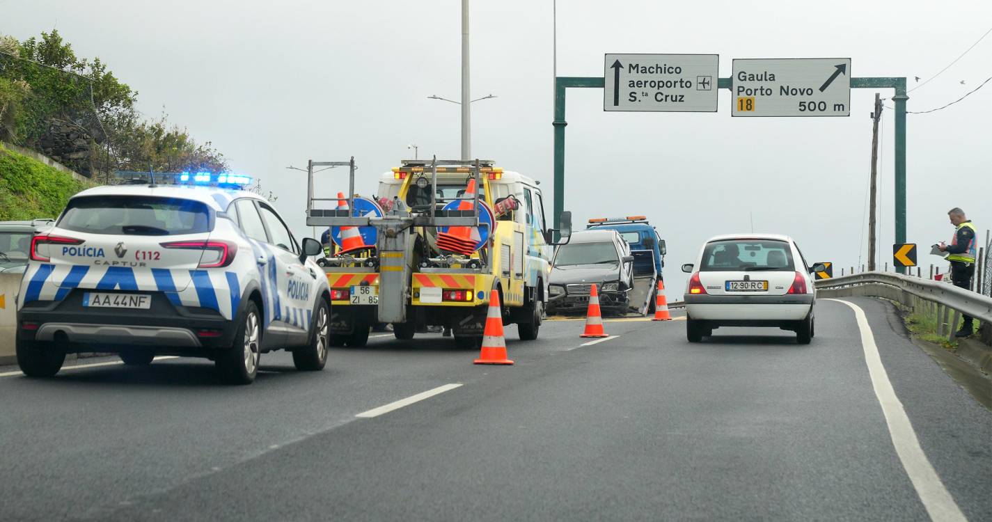 PSP regista 58 acidentes e 20 feridos na última semana, dois deles em estado grave