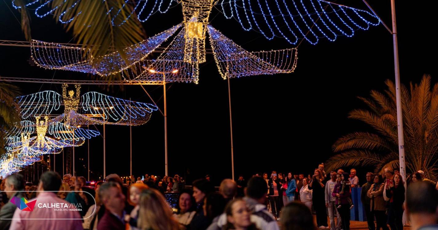 Luzes de Natal já brilham na Calheta (com fotos e vídeo)