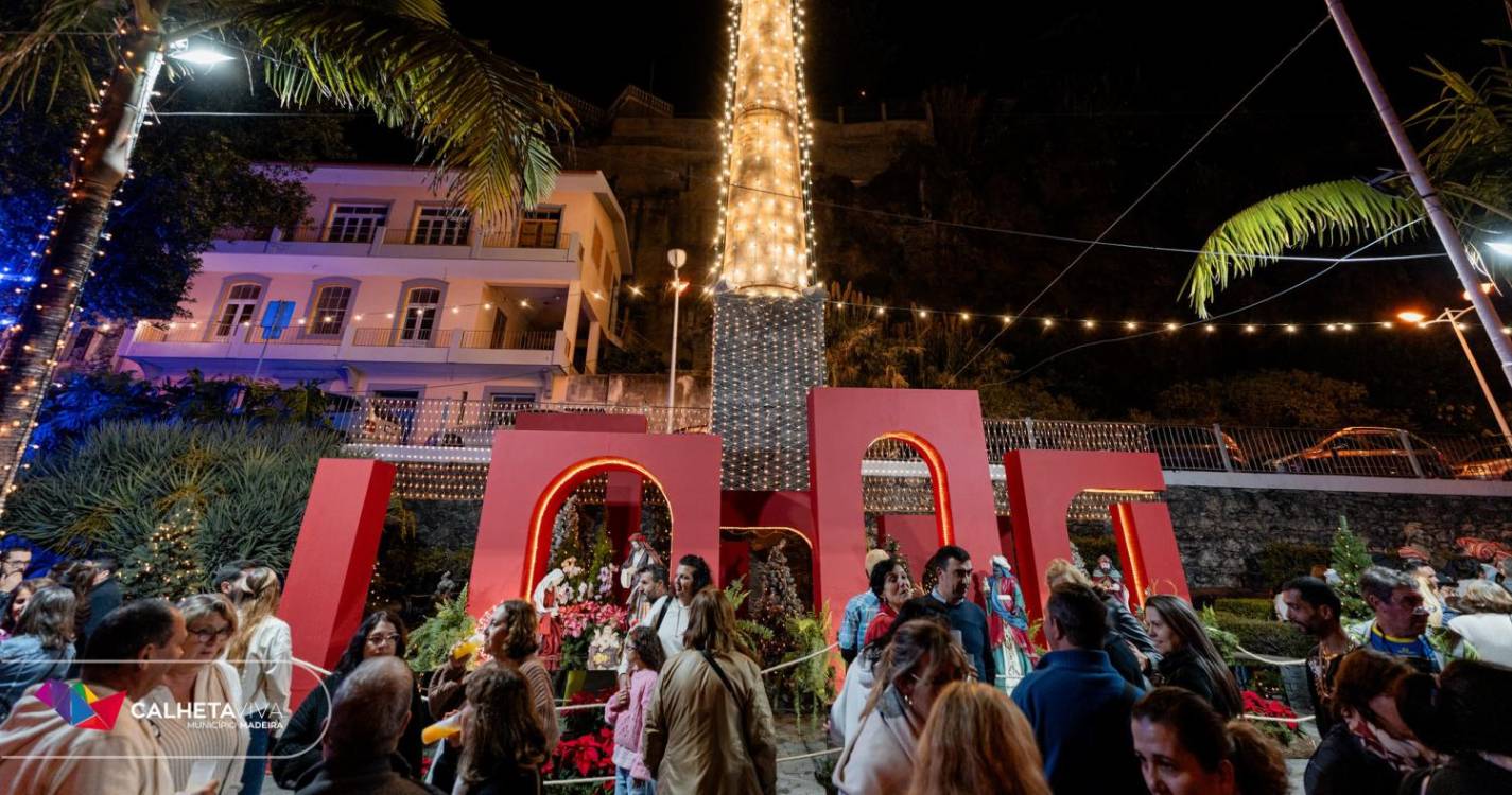 Luzes de Natal já brilham na Calheta (com fotos e vídeo)