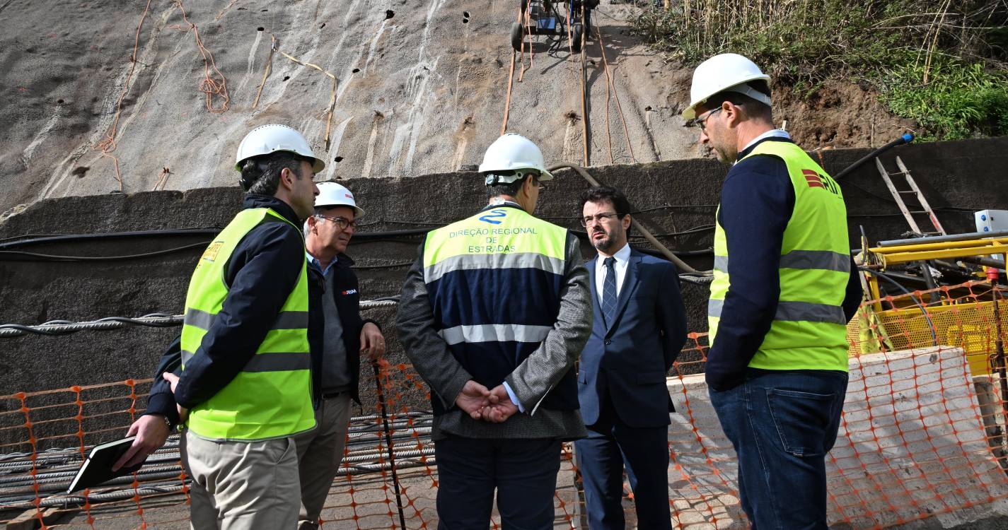 Empreitada na Estrada Regional 211 concluída na sua totalidade no final deste trimestre