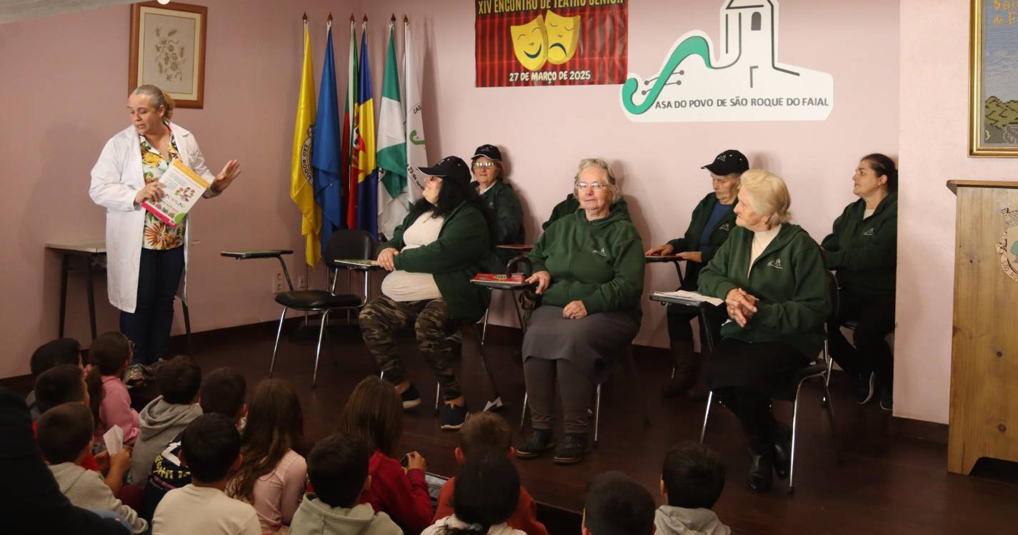 XIV Encontro de Teatro Sénior com casa cheia em São Roque do Faial