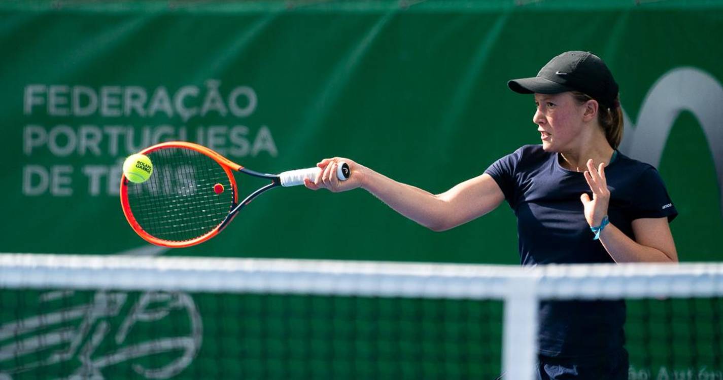 Madalena Fernandes na final do circuito internacional Tennis Europe