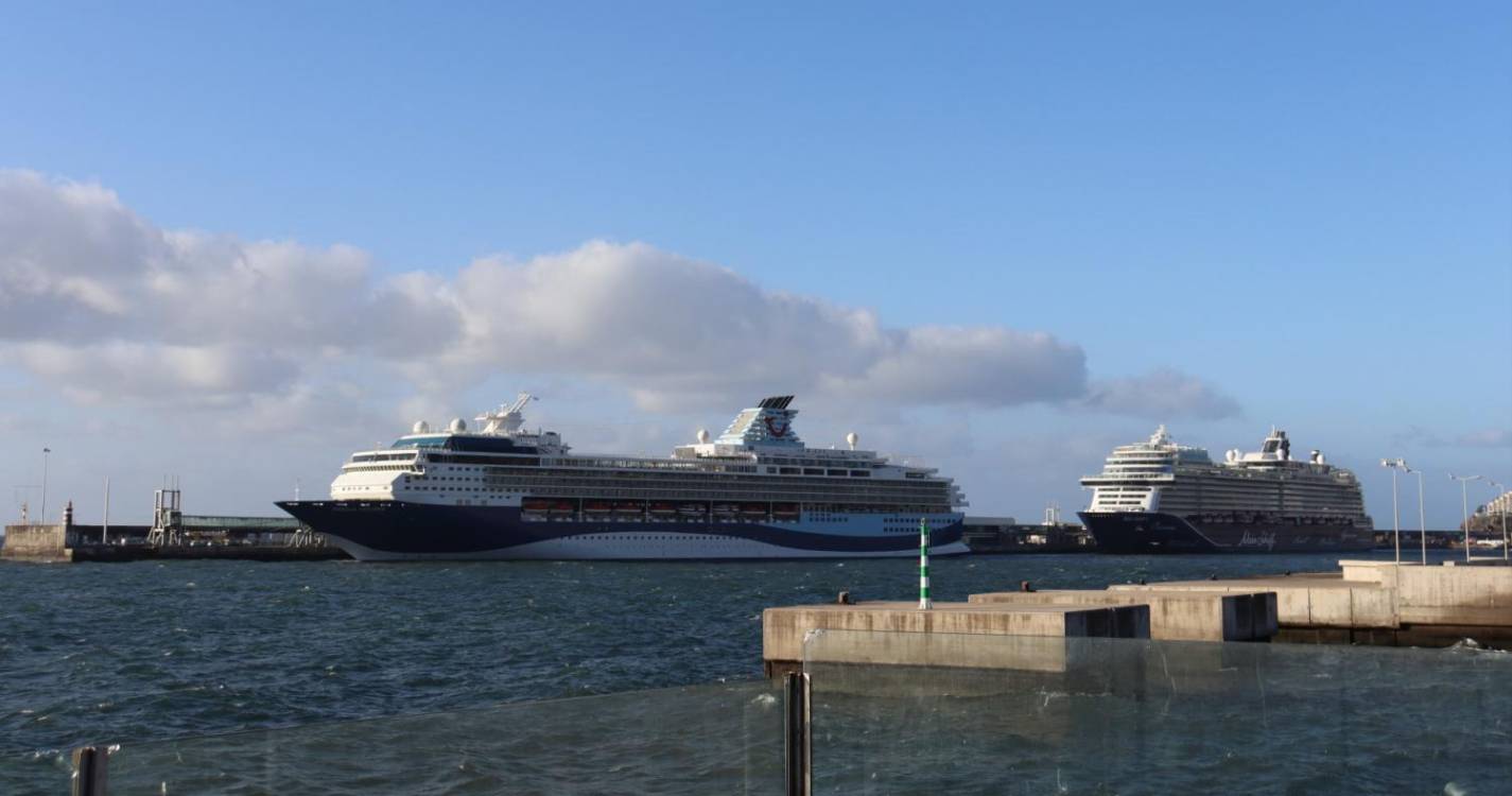 ‘Marella Explorer’ e ‘Mein Schiff 1’ trazem mais de 6 mil pessoas ao porto do Funchal