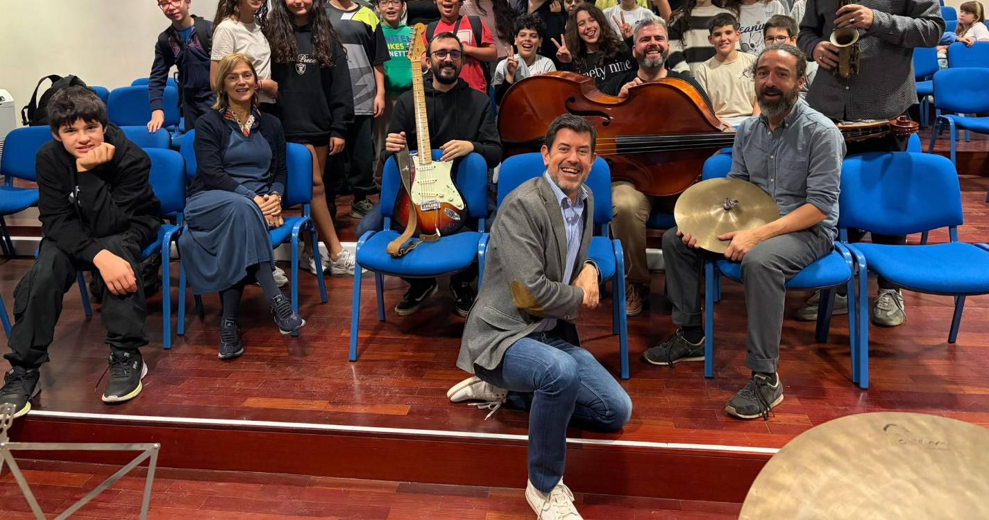 Imaculado e ‘Melro Preto’ promovem o jazz junto da comunidade escolar