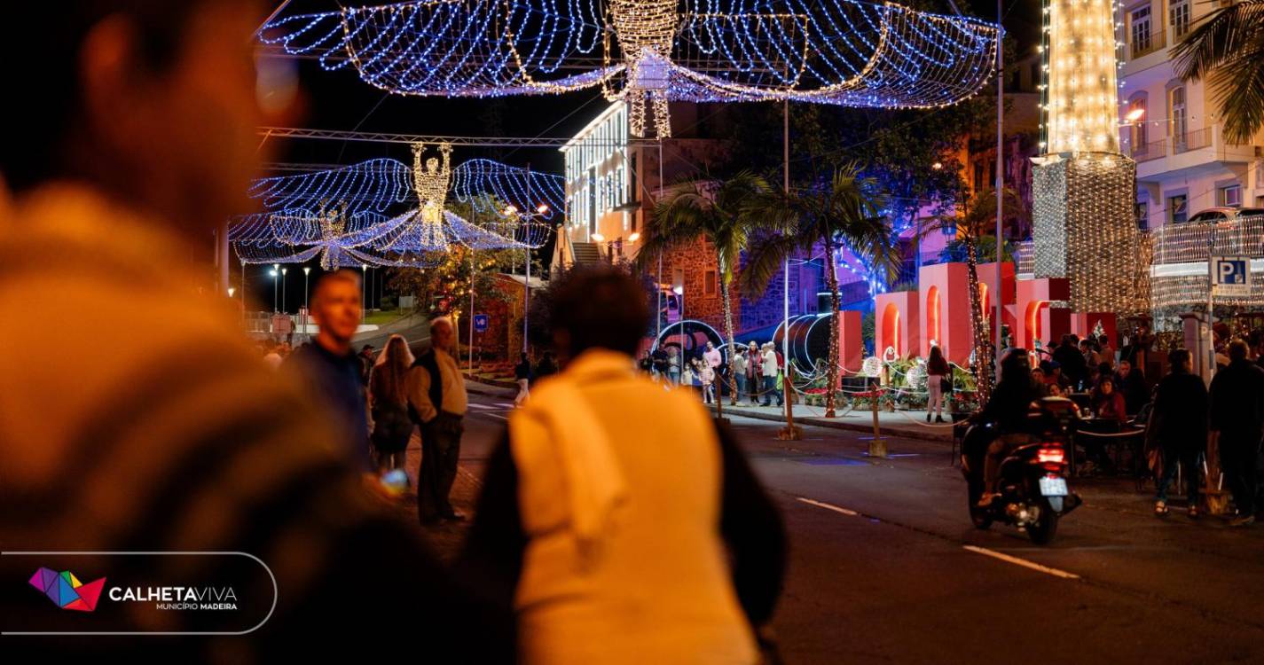 Luzes de Natal já brilham na Calheta (com fotos e vídeo)