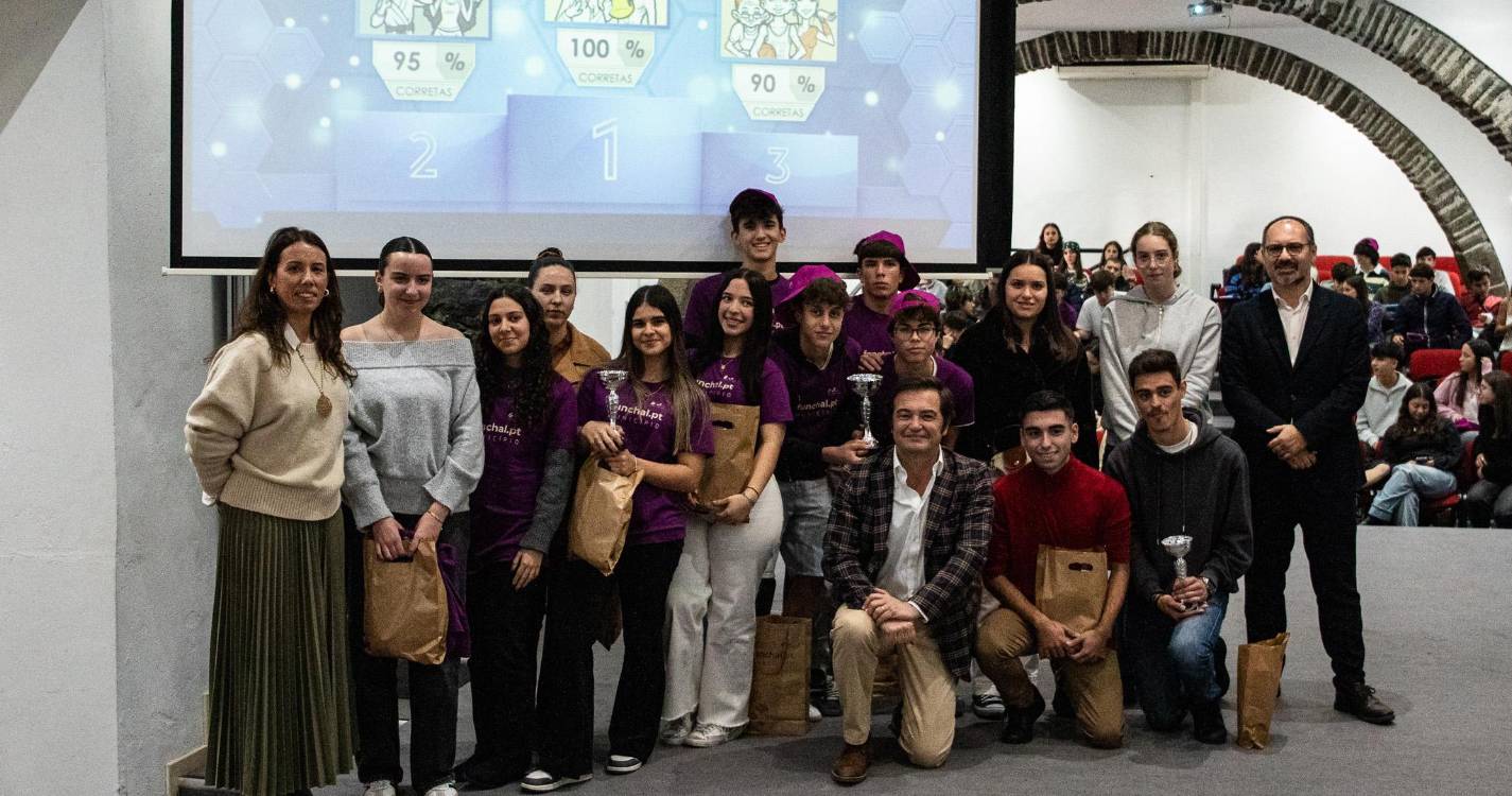 Funchal promoveu quizz de proteção civil para mais de 250 alunos do ensino secundário