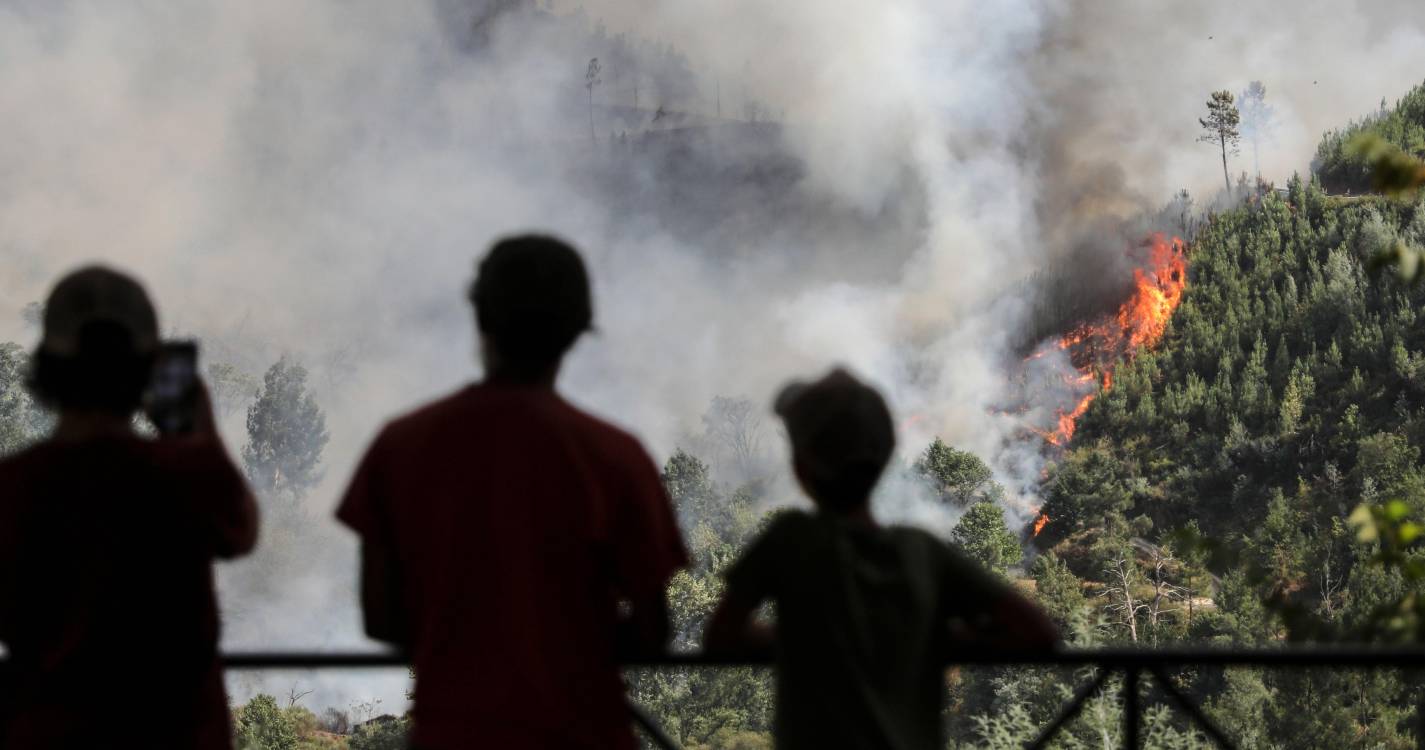 Incêndios: Aldeia de Benfeita em Arganil antecipa noite rodeada de chamas