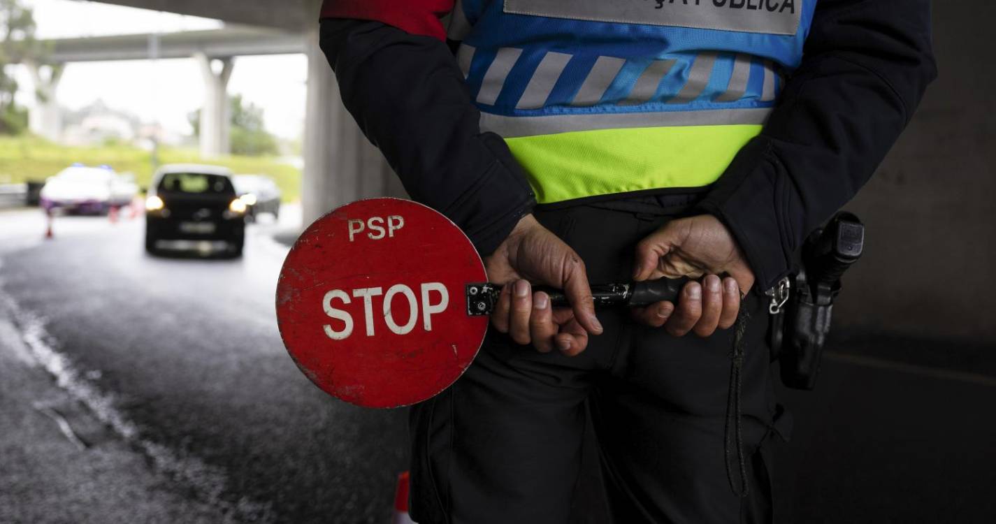 Mais de 1.250 acidentes e 511 pessoas detidas em operação da PSP durante a Páscoa