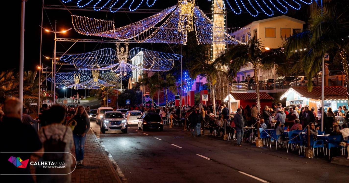 Luzes de Natal já brilham na Calheta (com fotos e vídeo)