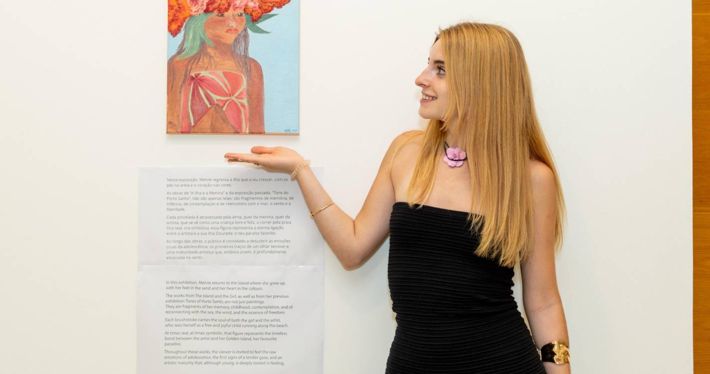 ‘A Ilha e a Menina’ patente no Centro Cultural e de Congressos do Porto Santo