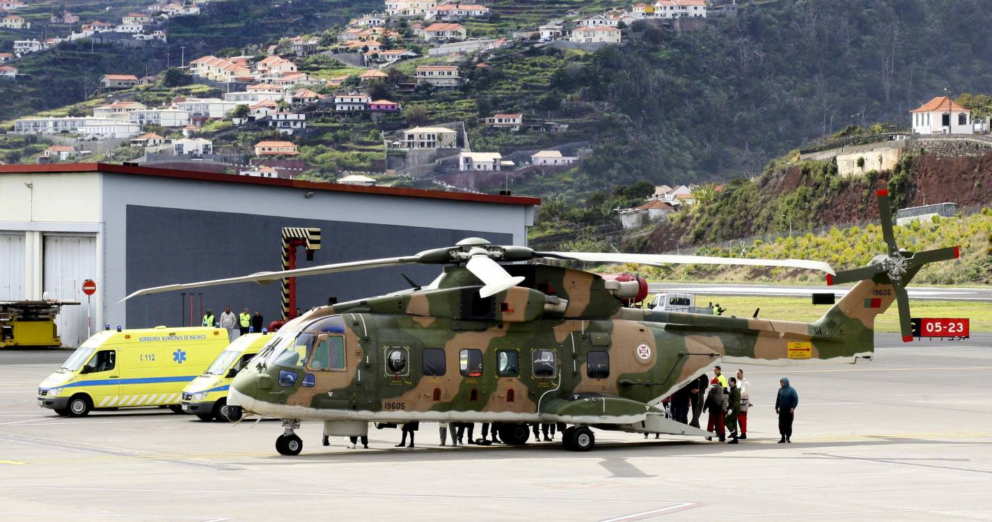 Força Aérea transportou dois doentes do Porto Santo para a Madeira esta quinta-feira