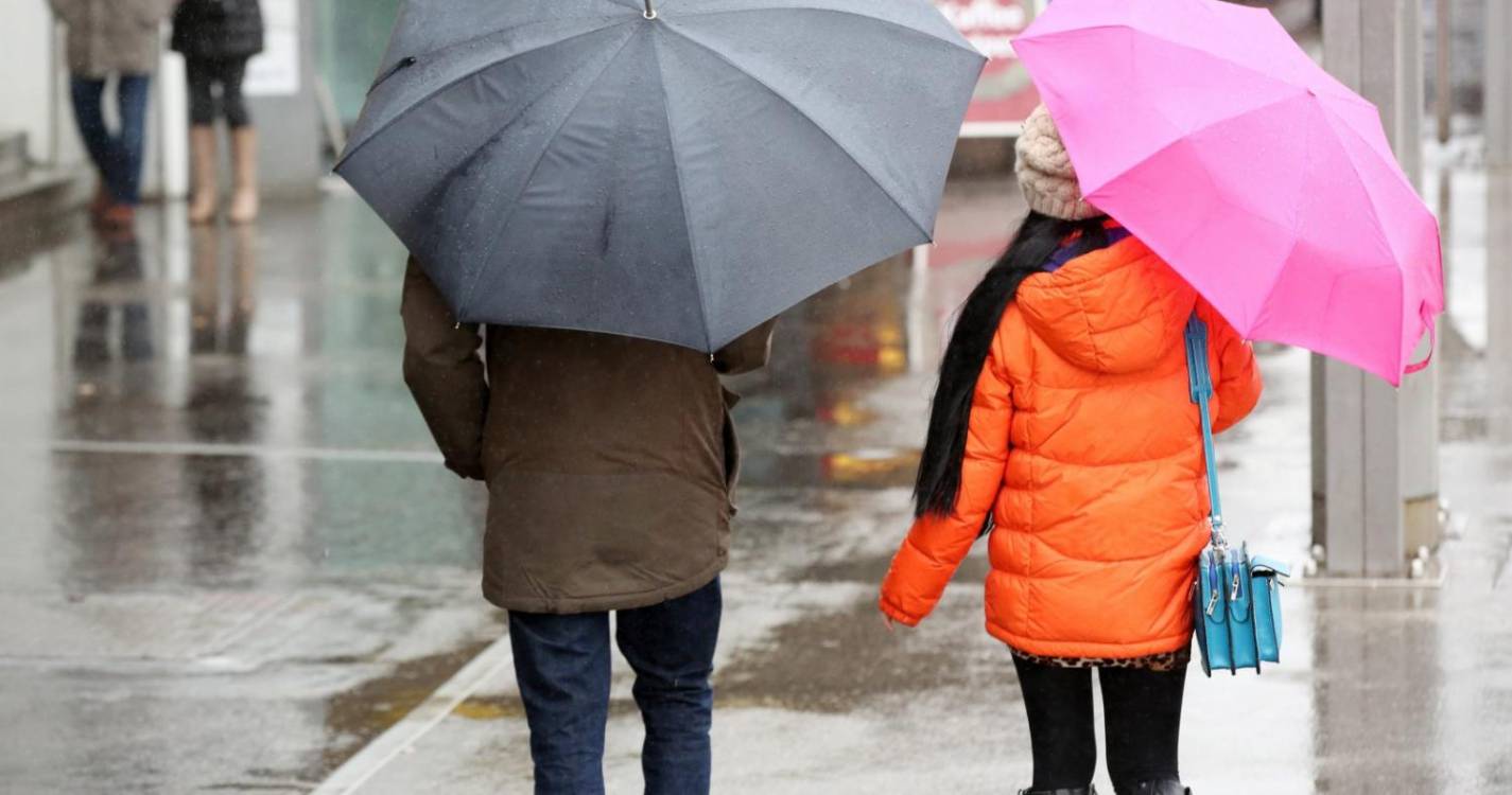 Temperaturas descem e chuva regressa a partir de hoje