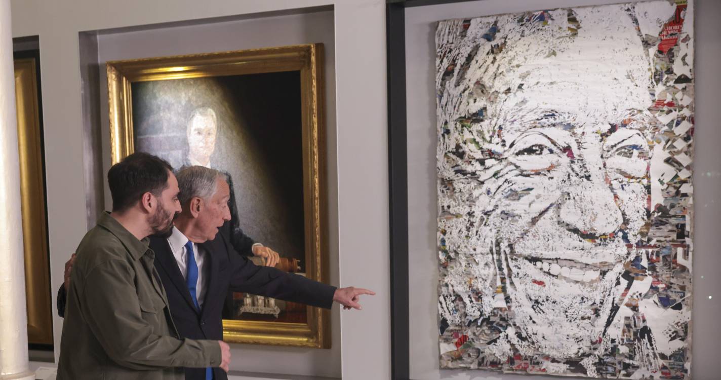 “Foi a ideia mais louca que tive”, diz Marcelo sobre retrato oficial feito por Vhils