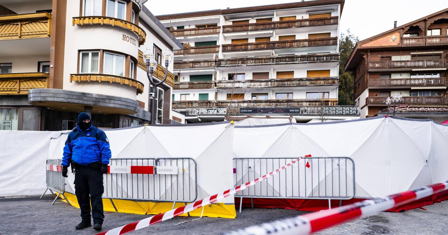 Portuguesa dada como ferida em incêndio na Suíça estava no hospital por acidente doméstico