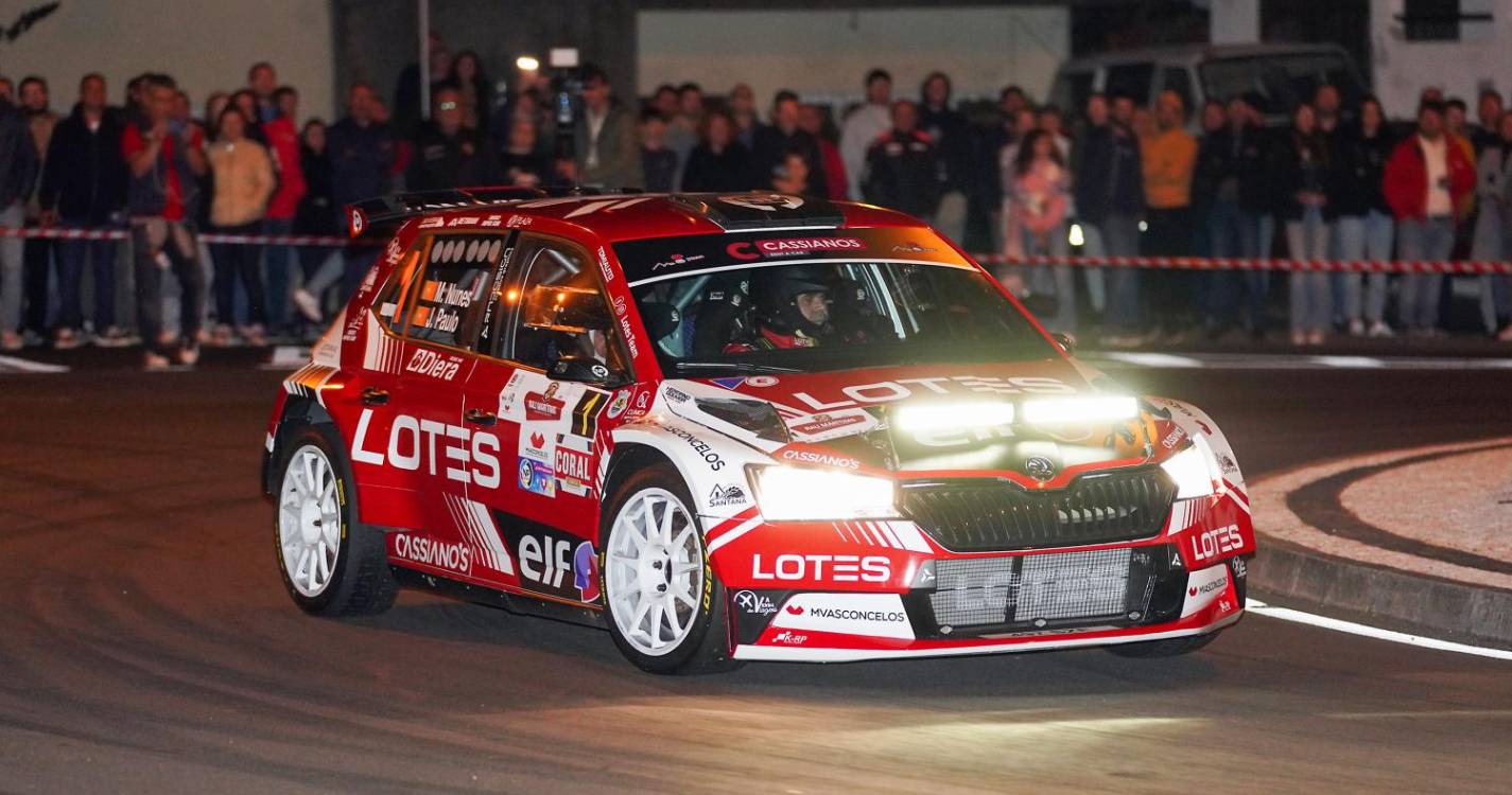 Rali da Calheta: Miguel Nunes líder após classificativa noturna