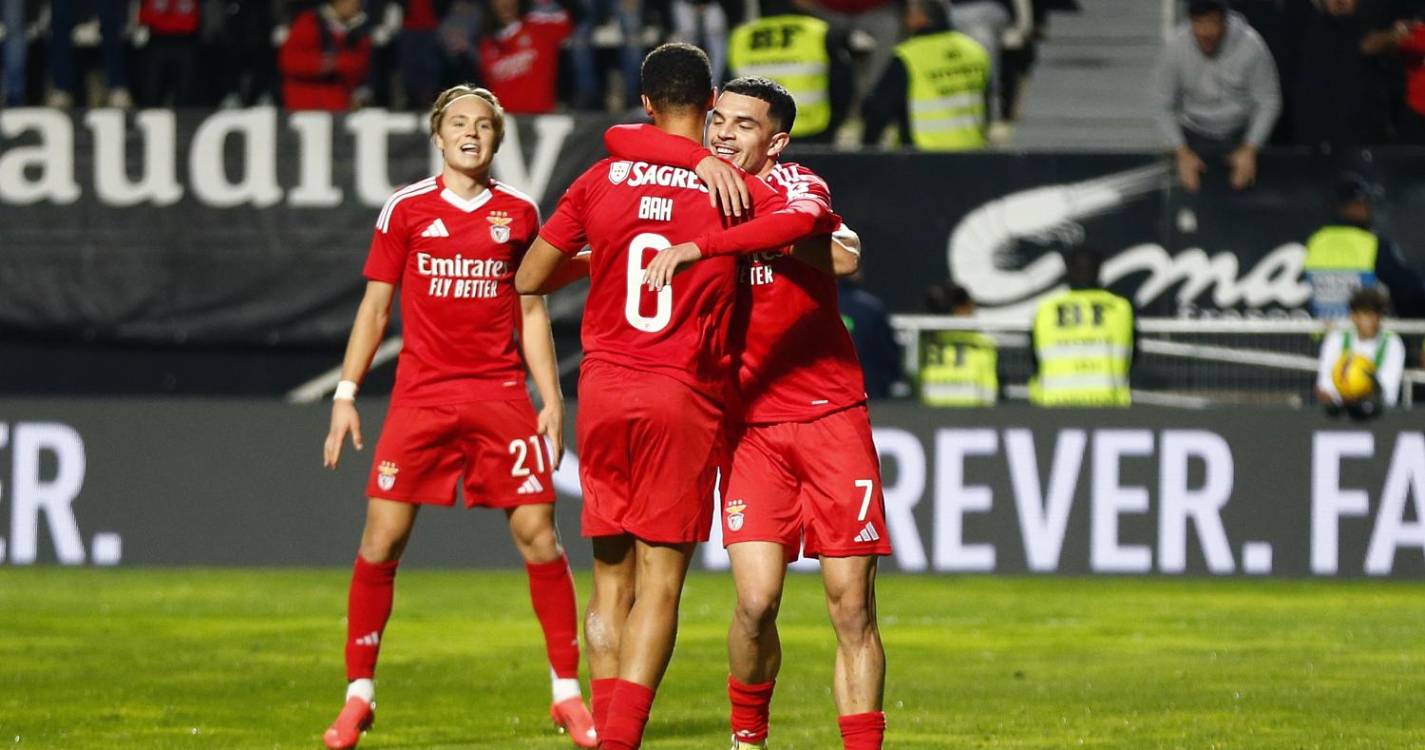 Taça de Portugal: Benfica avança para os ‘quartos’ após reviravolta