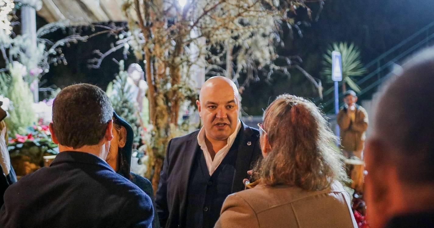 Presépio da Quinta Grande abençoado (com fotos)