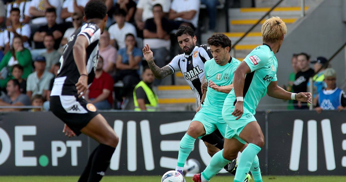 I Liga: Nacional perde de reviravolta para o Sporting