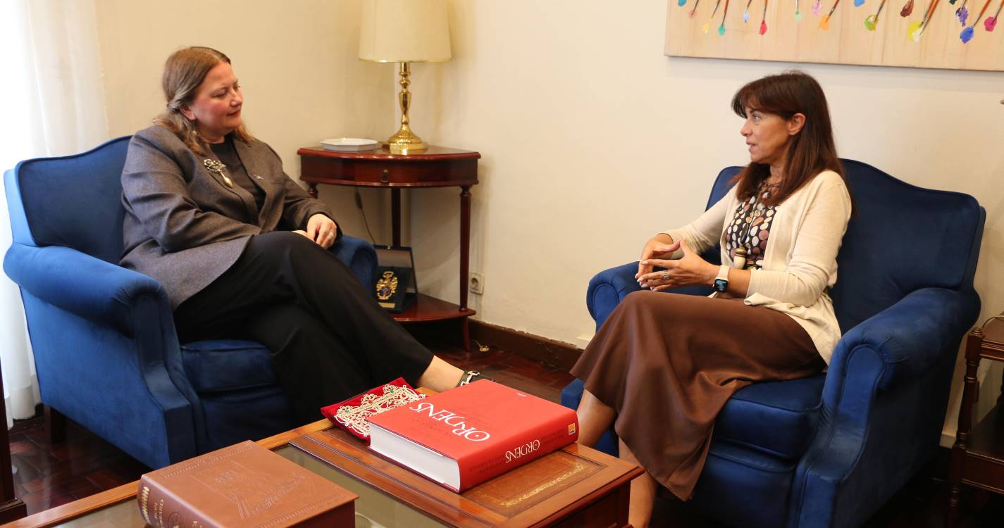 Elsa Fernandes reuniu com embaixadora do Kosovo