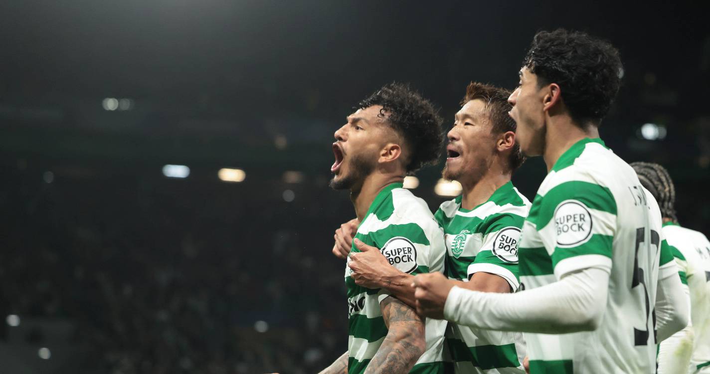 LC: Sporting vence PSG com golo ao cair do pano e assegura pelo menos o play-off