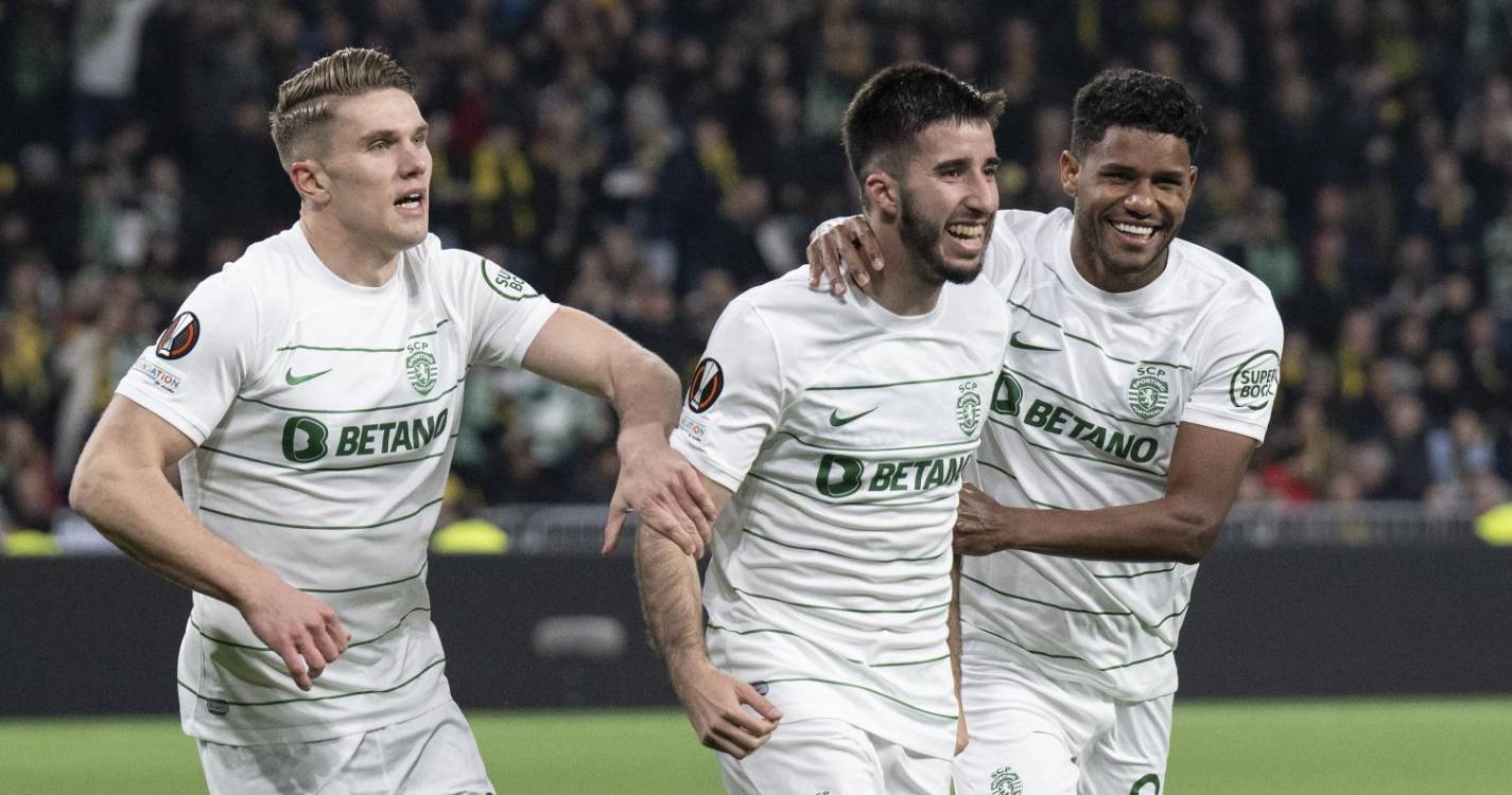 Liga Europa: Sporting vence Young Boys e aproxima-se dos ‘oitavos’