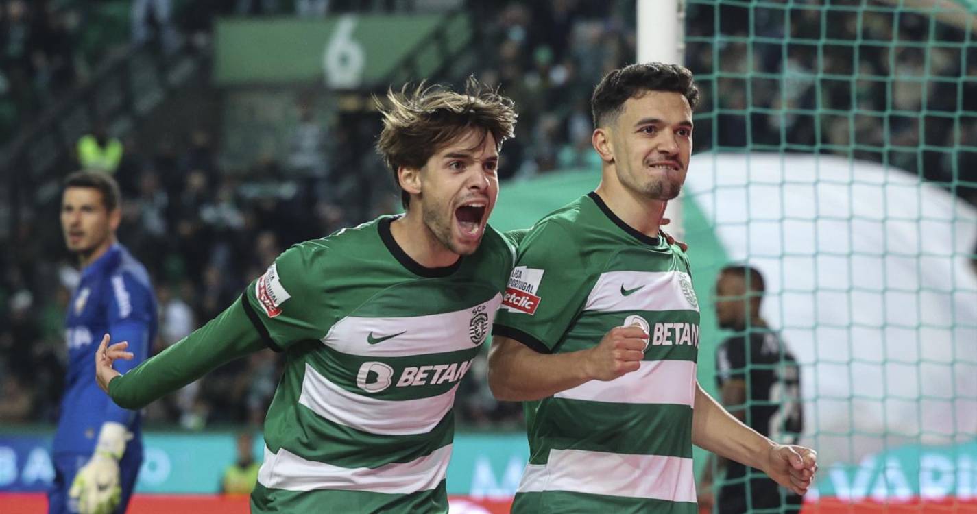 Sporting vence na receção ao Farense e fica a aguardar pelo Benfica