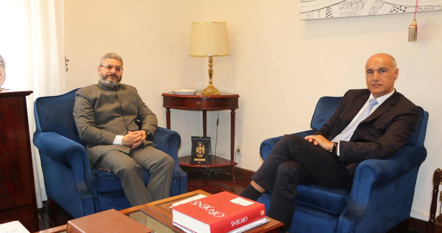 Jorge Carvalho recebeu Embaixador da Índia em Portugal