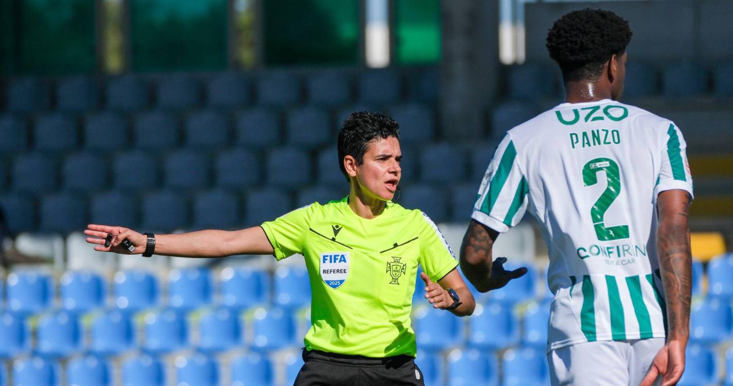 Árbitra Catarina Campos nomeada para a fase final do Euro2025 feminino