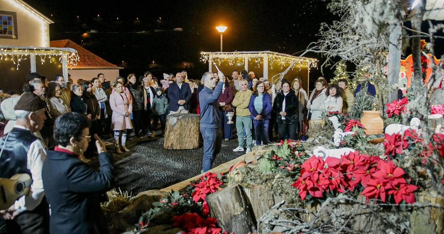 Presépio da Quinta Grande abençoado (com fotos)
