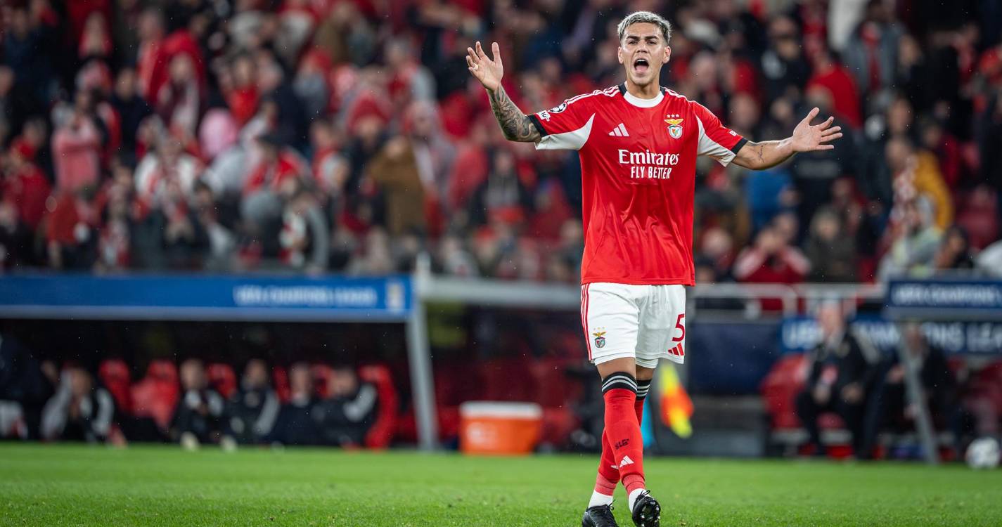 Liga dos Campeões: Benfica derrotado por 1-0